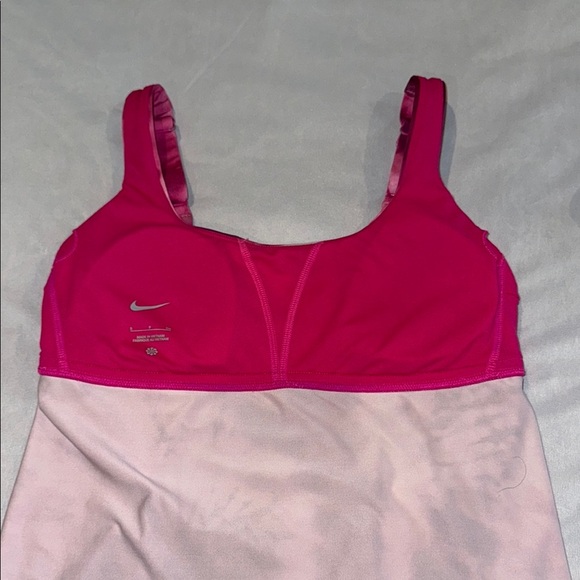Nike Tankini Tank Top Pink Tie-Dye Athletic Wear Bralet Athletic Women's Sz S - Picture 9 of 10